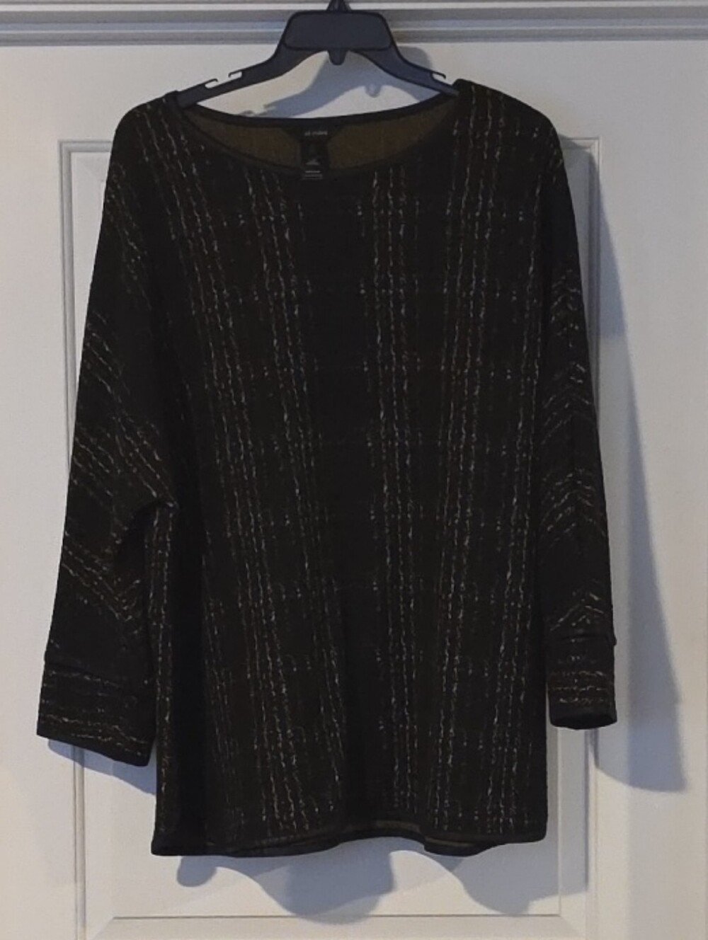 Ali Miles Black Crewneck Sweater